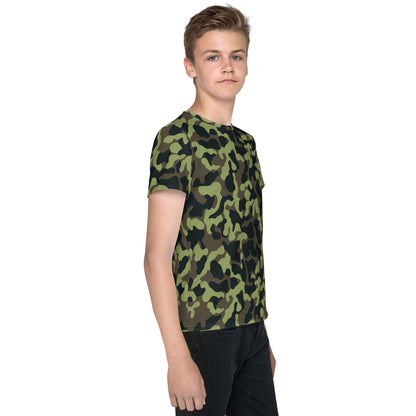 Ukrainian TTsKO Bytan Woodland CAMO Youth crew neck t-shirt - Crew Neck T-shirt