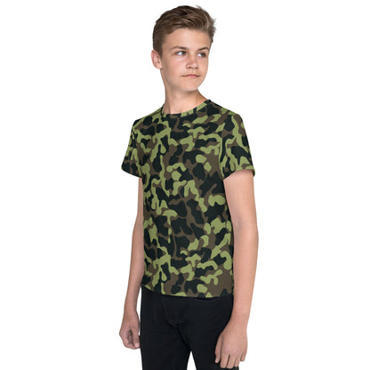 Ukrainian TTsKO Bytan Woodland CAMO Youth crew neck t-shirt - Crew Neck T-shirt