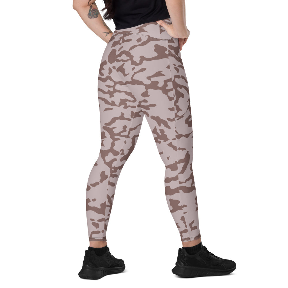 Ukrainian TTsKO Two-Color Desert CAMO Leggings with pockets - 2XS - Womens With Pockets