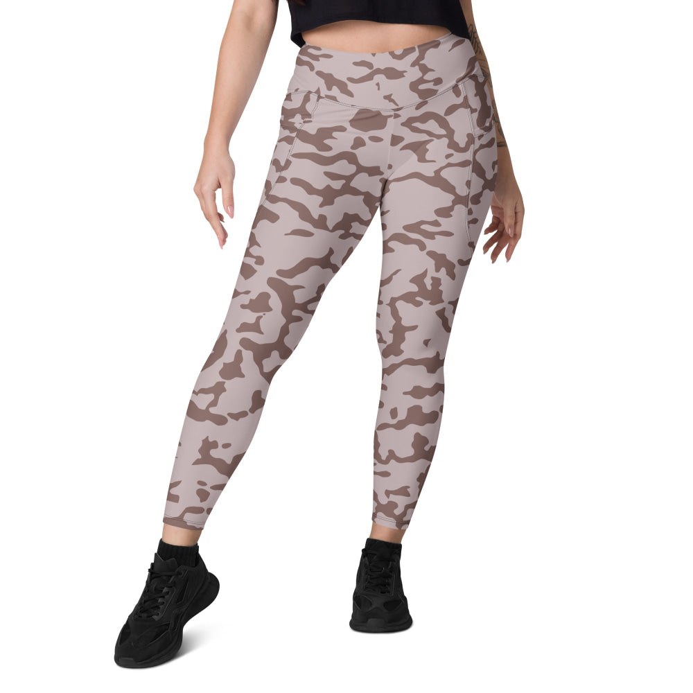 Ukrainian TTsKO Two-Color Desert CAMO Leggings with pockets - Womens With Pockets