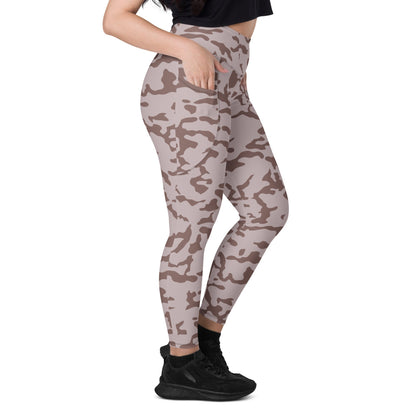 Ukrainian TTsKO Two-Color Desert CAMO Leggings with pockets - Womens With Pockets