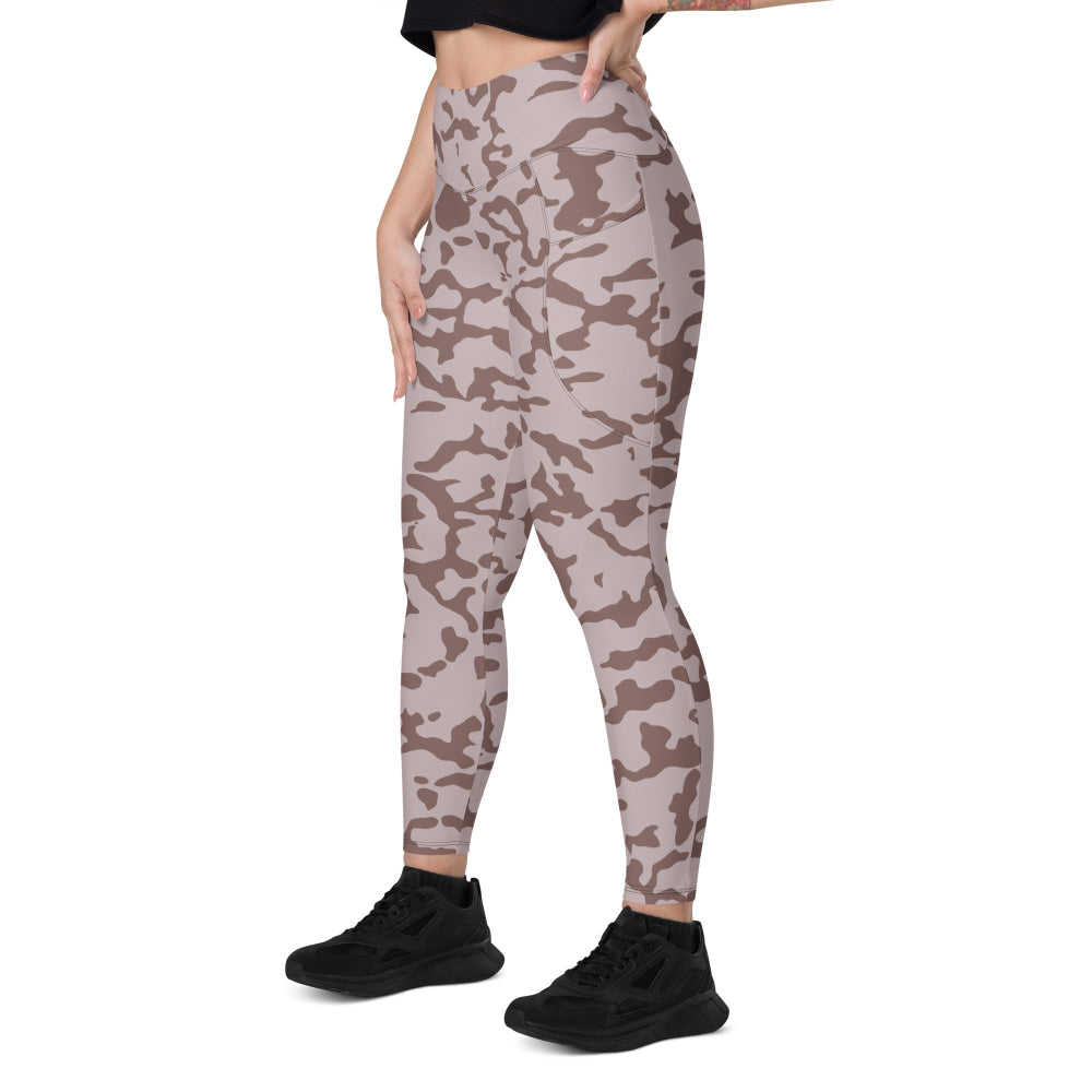 Ukrainian TTsKO Two-Color Desert CAMO Leggings with pockets - Womens With Pockets