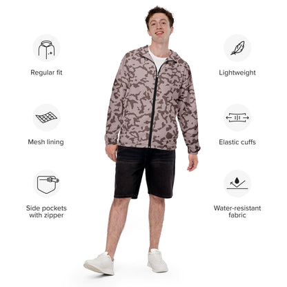 Ukrainian TTsKO Two-Color Desert CAMO Men’s windbreaker - Mens Windbreaker