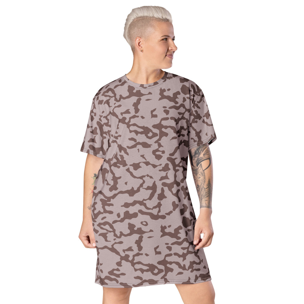 Ukrainian TTsKO Two-Color Desert CAMO T-shirt dress - 2XS - Womens T-Shirt Dress