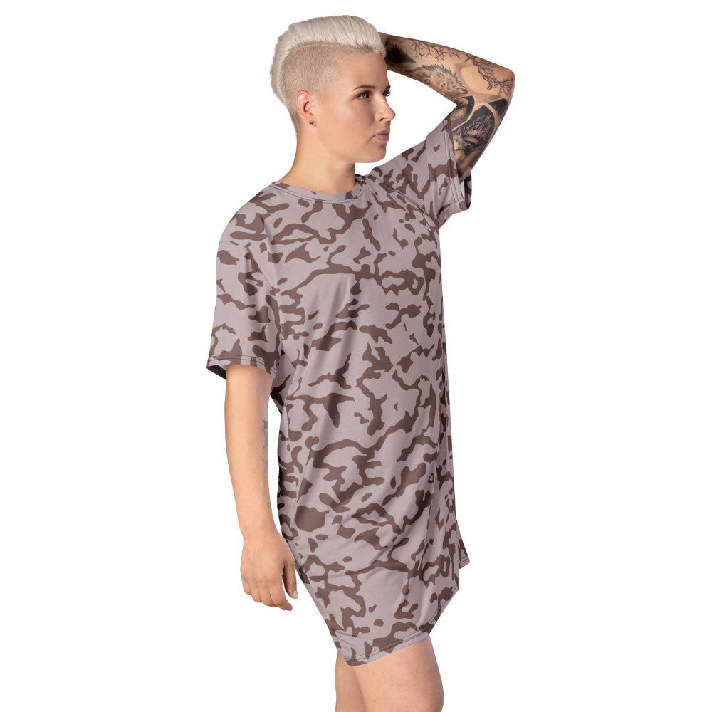 Ukrainian TTsKO Two-Color Desert CAMO T-shirt dress - Womens T-Shirt Dress