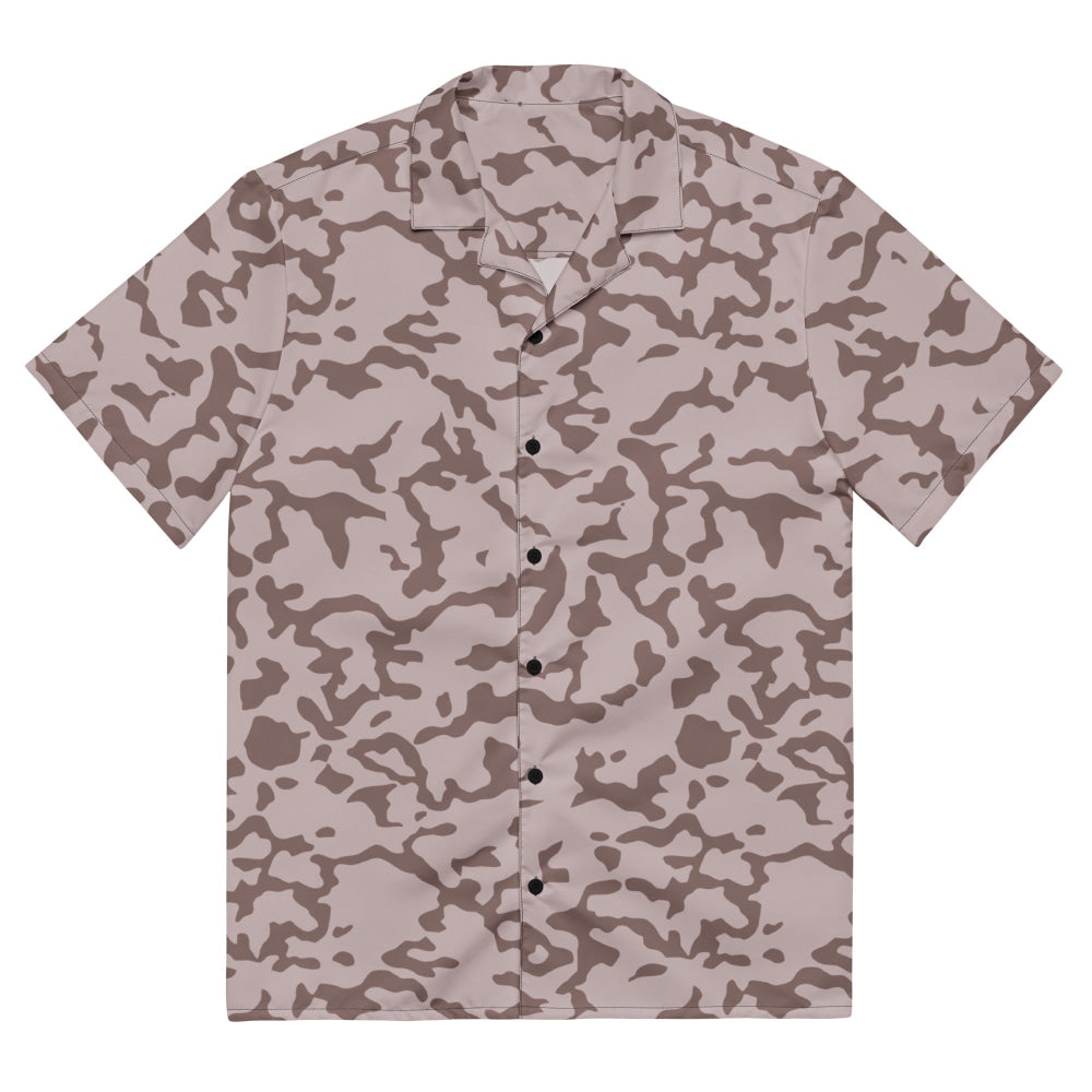 Ukrainian TTsKO Two-Color Desert CAMO Unisex button shirt - 2XS - Button Shirt