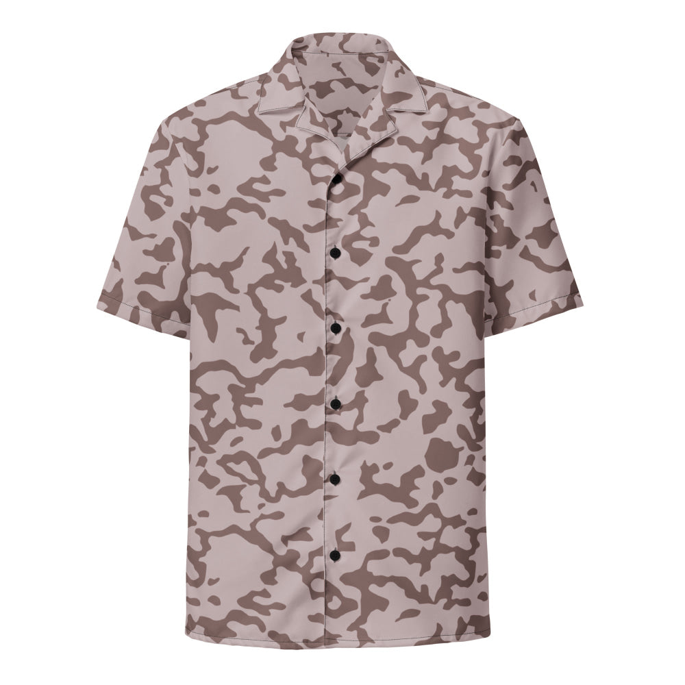 Ukrainian TTsKO Two-Color Desert CAMO Unisex button shirt - Button Shirt