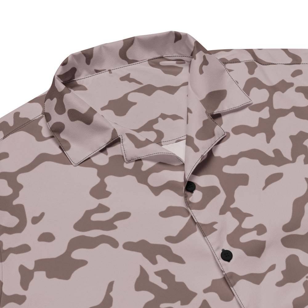 Ukrainian TTsKO Two-Color Desert CAMO Unisex button shirt - Button Shirt