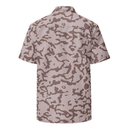 Ukrainian TTsKO Two-Color Desert CAMO Unisex button shirt - Button Shirt