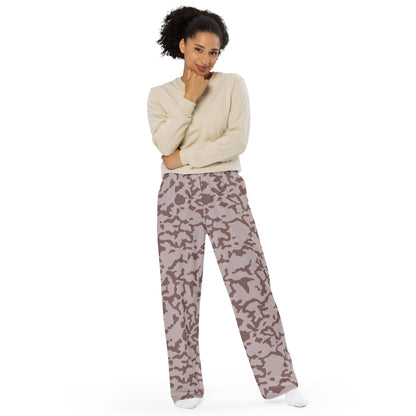 Ukrainian TTsKO Two-Color Desert CAMO unisex wide-leg pants - Unisex Wide-Leg Pants