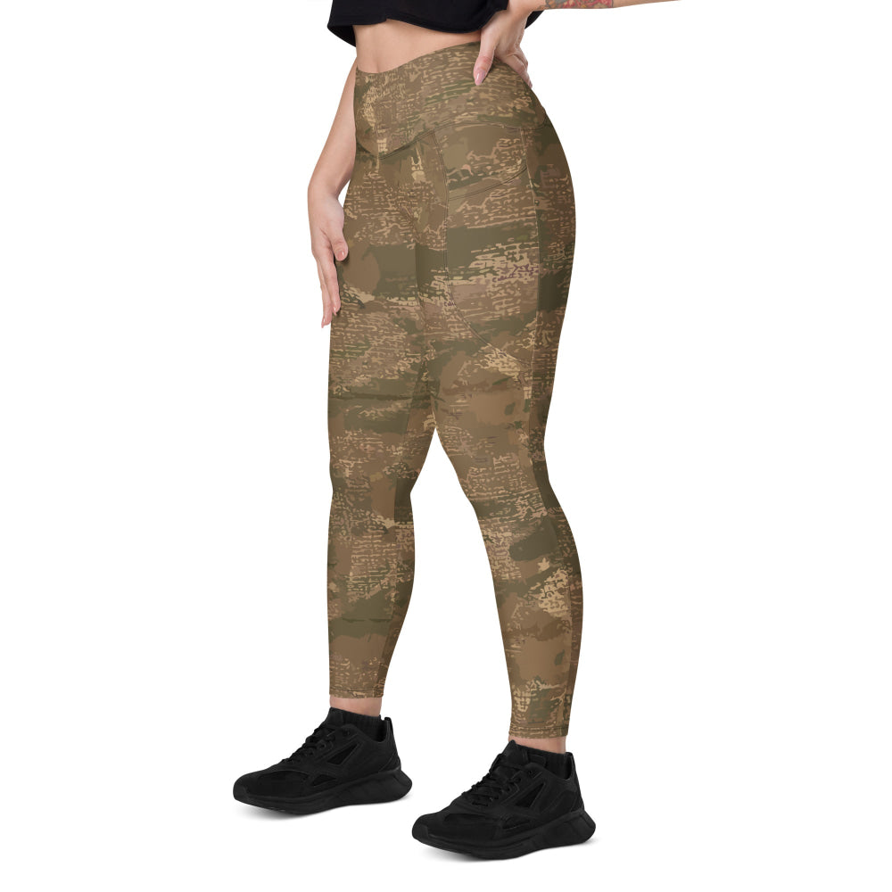 Ukrainian Varan CAMO Leggings with pockets - Womens With Pockets