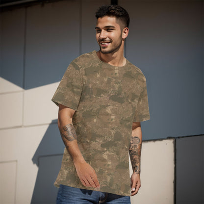 Ukrainian Varan CAMO Men’s 100% Cotton T-Shirt - Mens