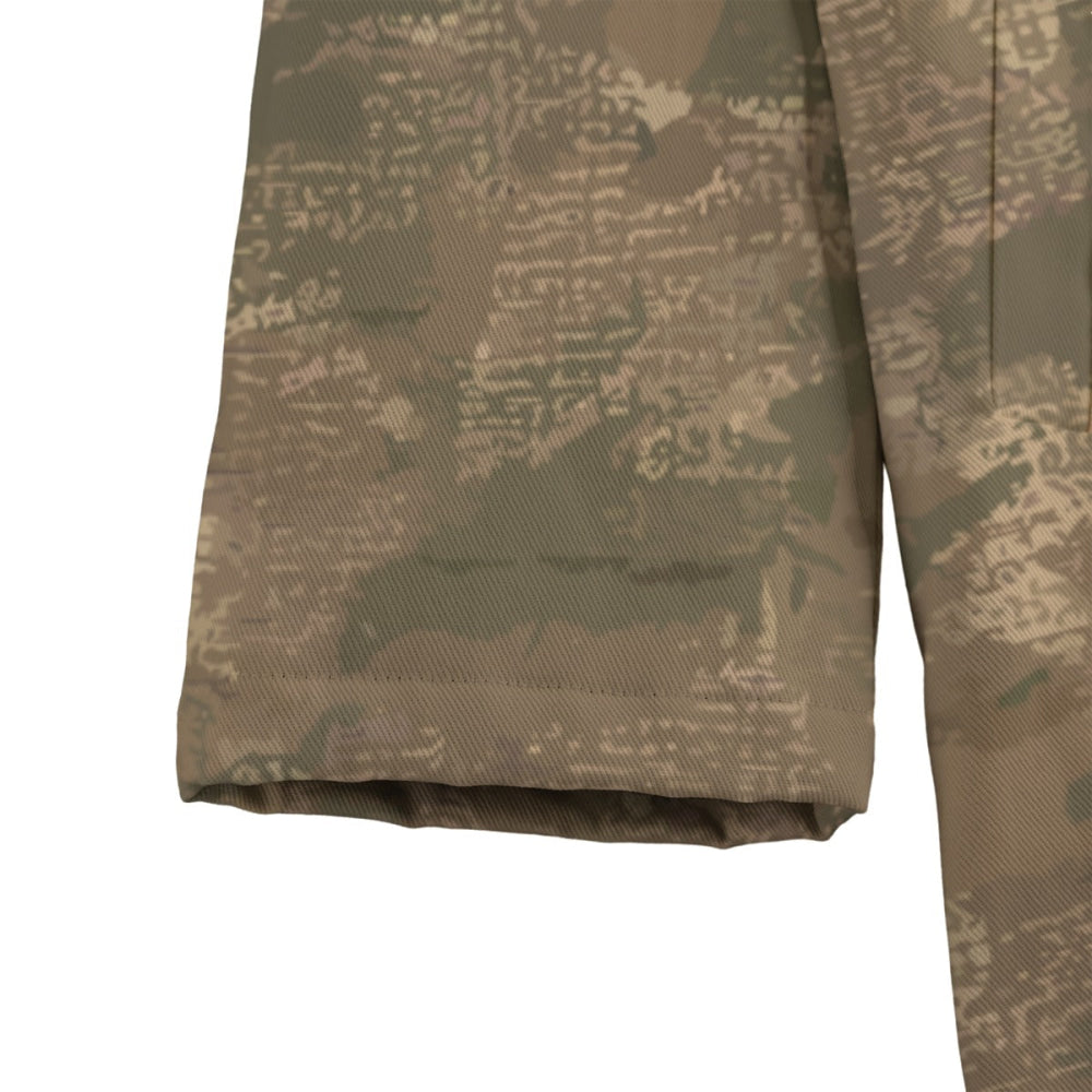 Ukrainian Varan CAMO Men’s Canvas Horn Buckle Fleece Windbreaker - Mens