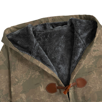 Ukrainian Varan CAMO Men’s Canvas Horn Buckle Fleece Windbreaker - Mens