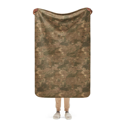 Ukrainian Varan CAMO Sherpa blanket - 37″×57″ - Blanket