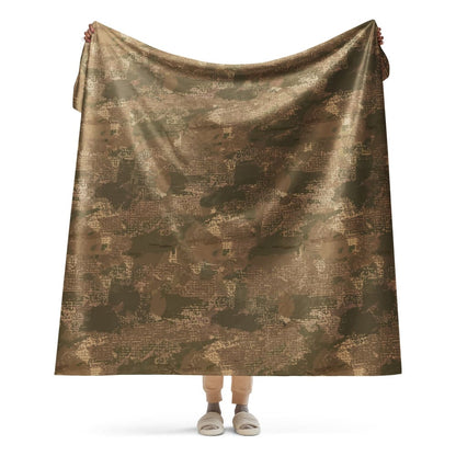 Ukrainian Varan CAMO Sherpa blanket - 60″×80″