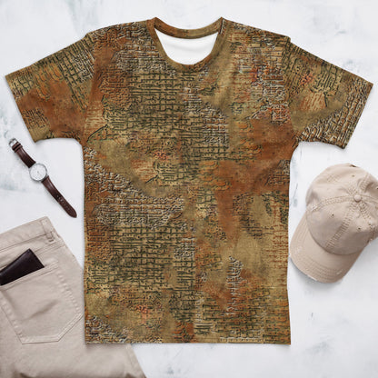 Ukrainian Varan Textured CAMO Men’s t-shirt - XS - Mens T-Shirt