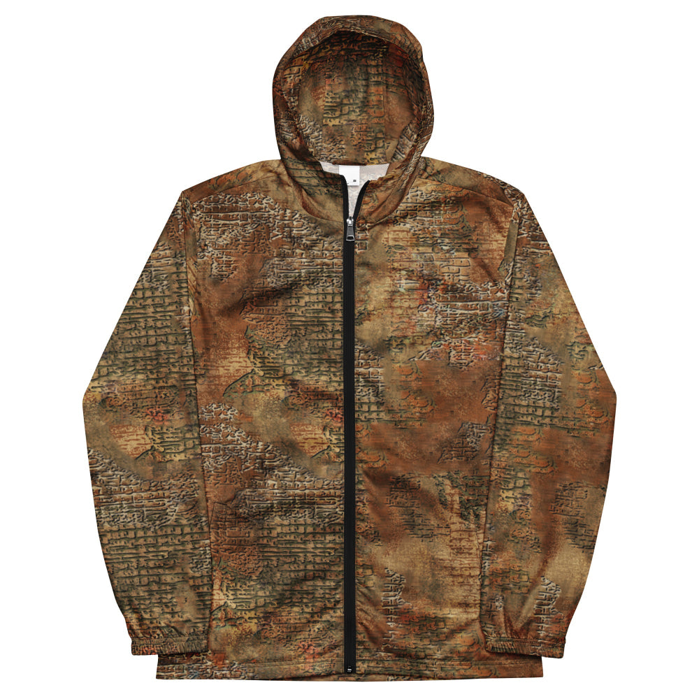 Ukrainian Varan Textured CAMO Men’s windbreaker - Mens Windbreaker