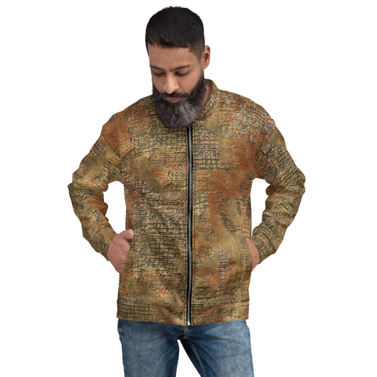 Ukrainian Varan Textured CAMO Unisex Bomber Jacket