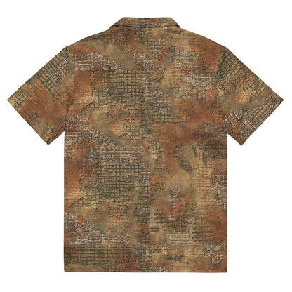 Ukrainian Varan Textured CAMO Unisex button shirt - Button Shirt