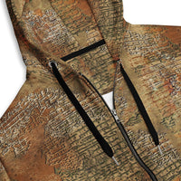 Ukrainian Varan Textured CAMO Unisex zip hoodie