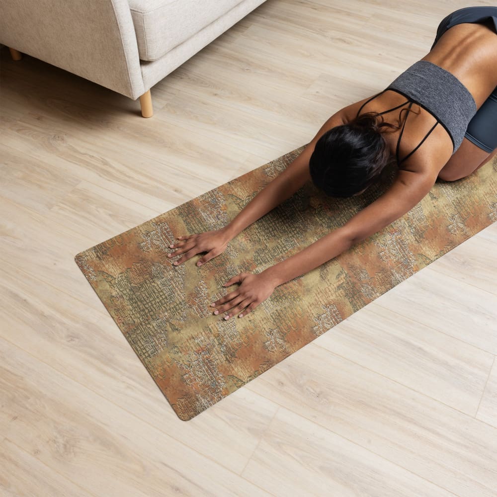 Ukrainian Varan Textured CAMO Yoga mat