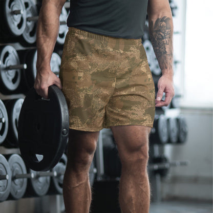 Ukrainian Varan CAMO Unisex Athletic Long Shorts - 2XS