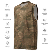 Varan Multi-Terrain Ukrainian CAMO Unisex Basketball Jersey