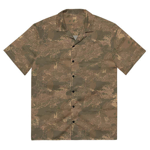 Varan Multi-Terrain Ukrainian CAMO Unisex Short-Sleeve Button Shirt - 2XS - Button-Up