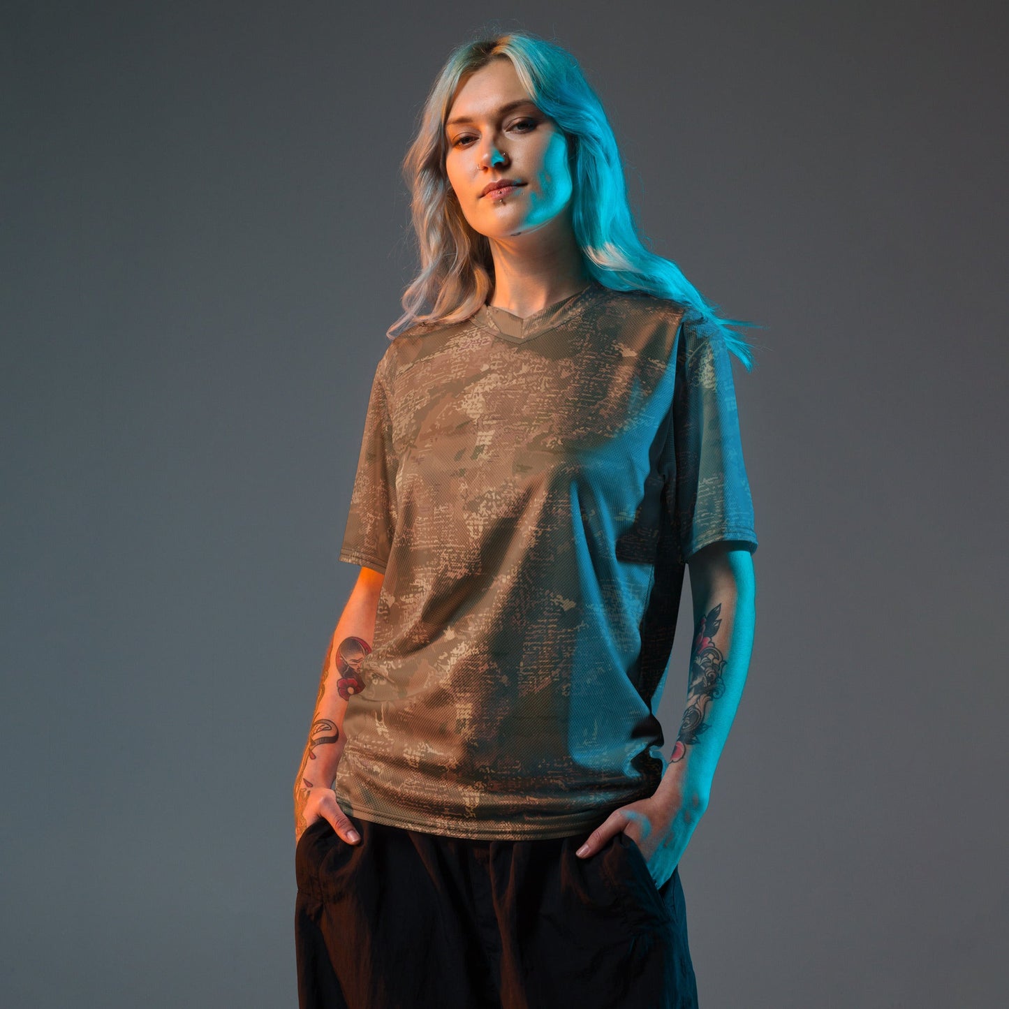 Ukrainian Varan CAMO unisex sports jersey - Sports Jerseys