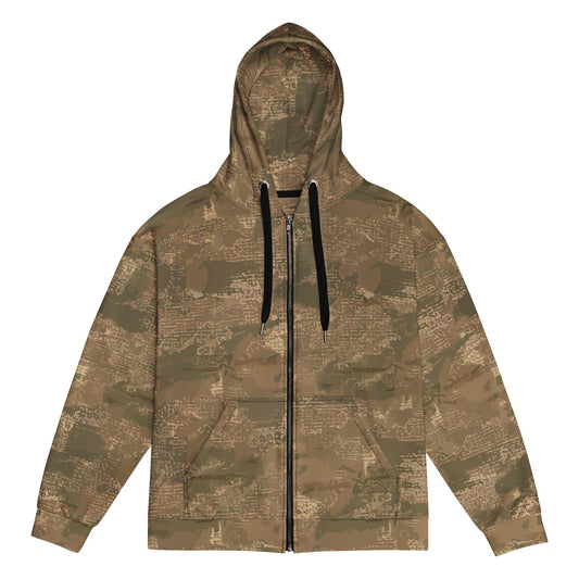Ukrainian Varan CAMO Unisex zip hoodie - 2XS - Zip Hoodies