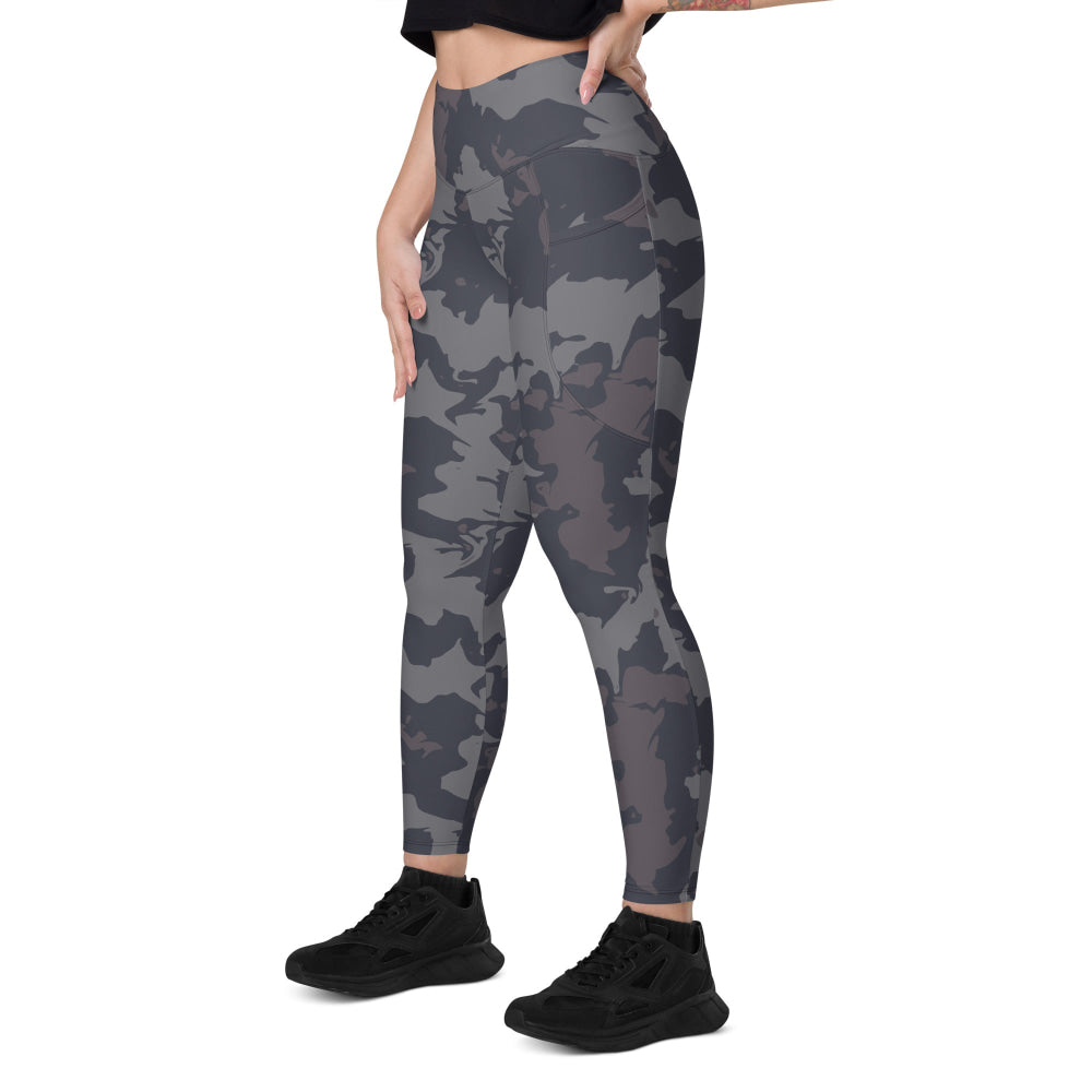 Urban Rust CAMO Leggings with pockets - Womens With Pockets