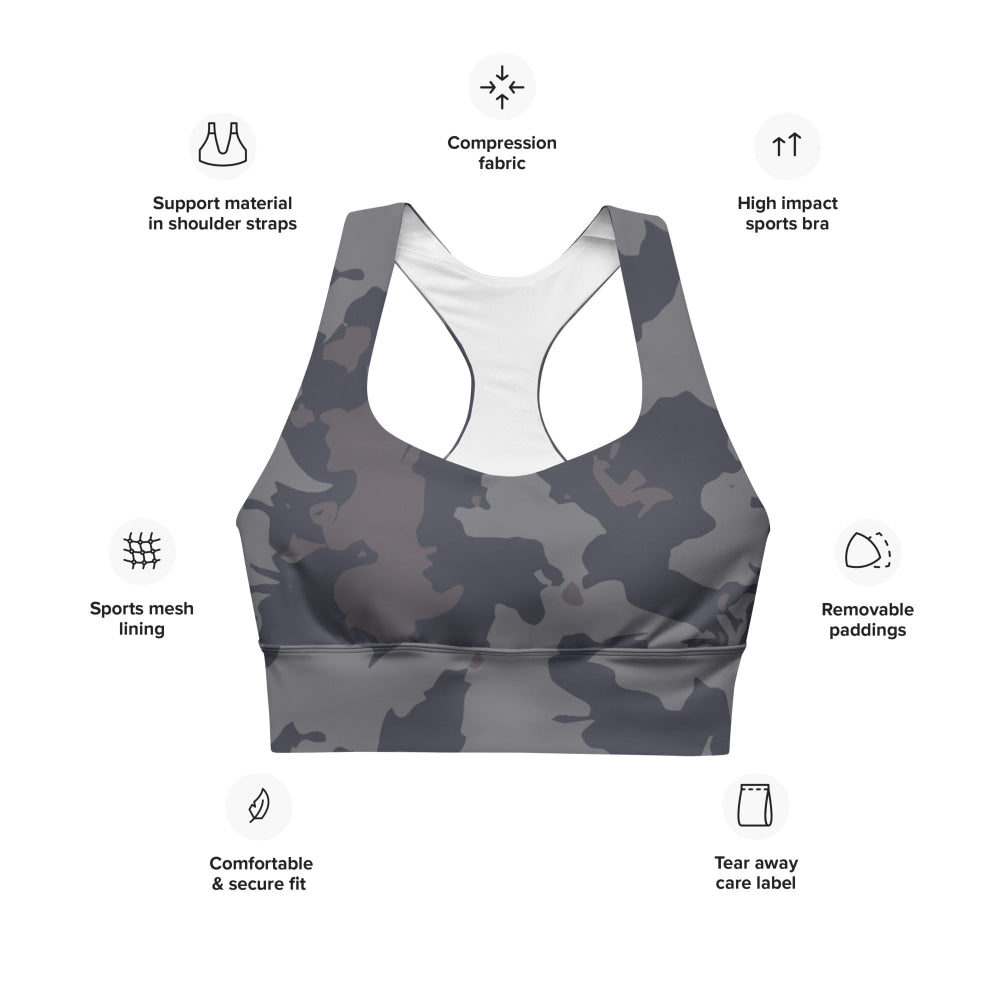 Urban Rust CAMO Longline sports bra - Womens Sports Bra