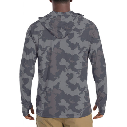 Urban Rust CAMO Men’s Sunscreen Sports Hoodie With Thumb Holes - Mens