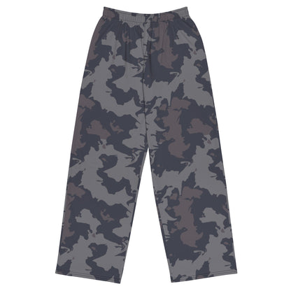 Urban Rust CAMO unisex wide-leg pants - 2XS - Unisex Wide-Leg Pants