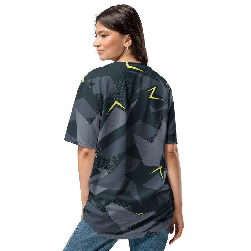 Urban Voltage CAMO Unisex Baseball Jersey