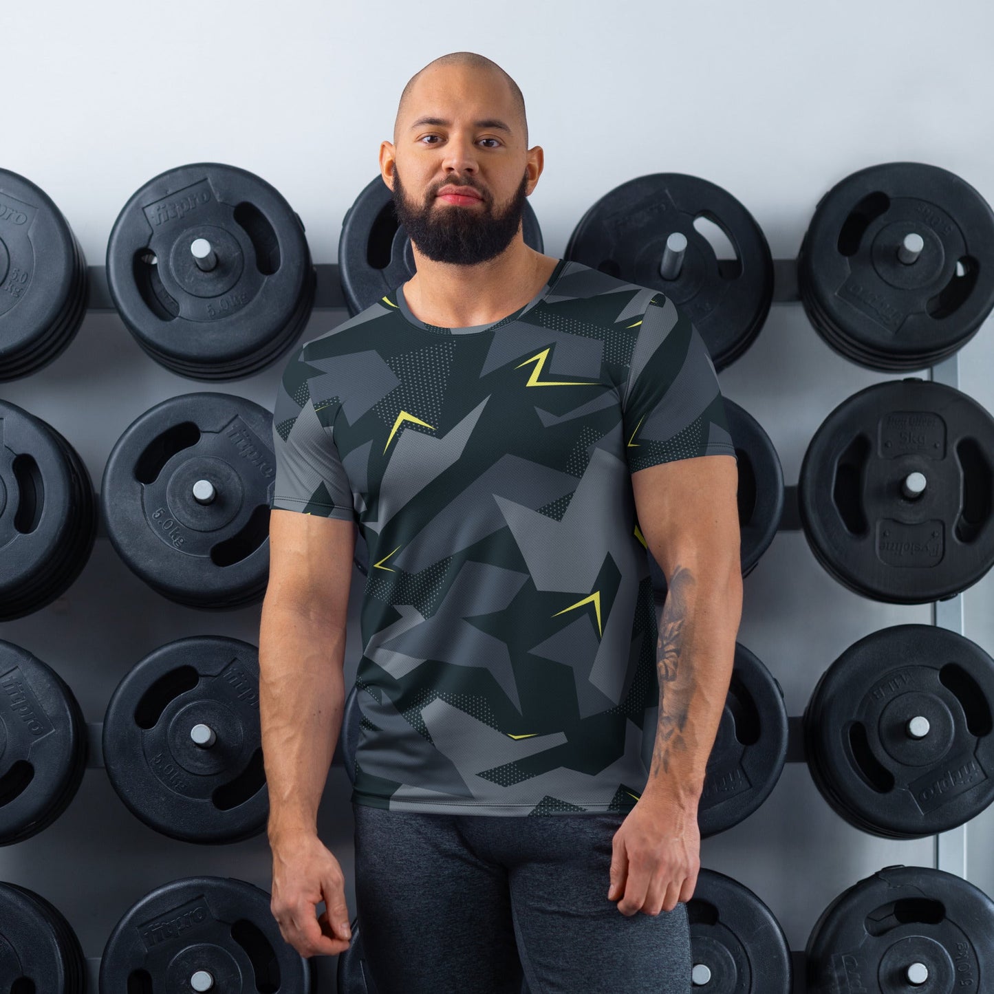 Urban Voltage CAMO Mens athletic t-shirt - XS - Athletic T-Shirts