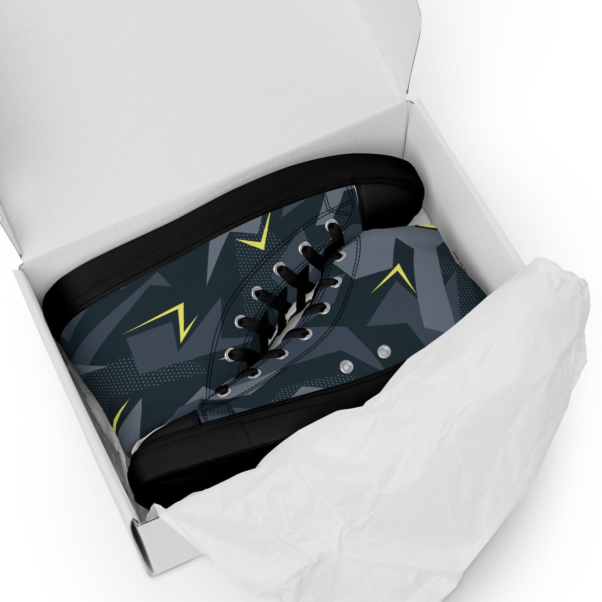 Urban Voltage CAMO Mens High-Top Canvas Shoes