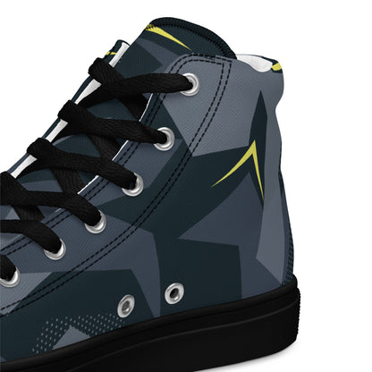 Urban Voltage CAMO Mens High-Top Canvas Shoes