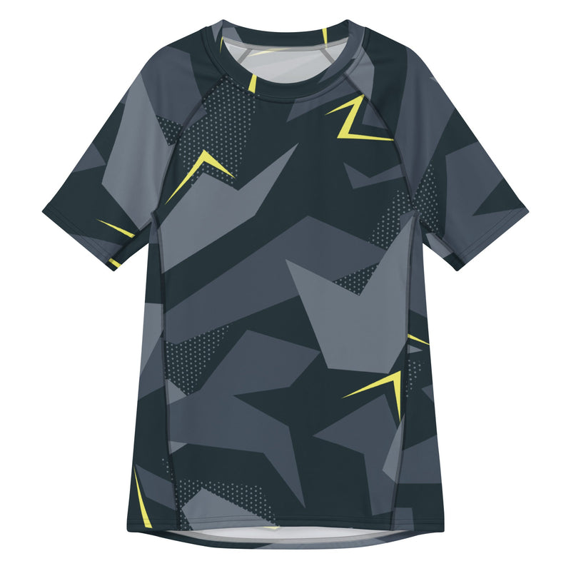 Urban Voltage CAMO Mens Short-Sleeve Rash Guard - 2XS - SS