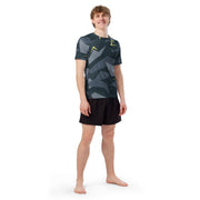 Urban Voltage CAMO Mens Short-Sleeve Rash Guard - SS