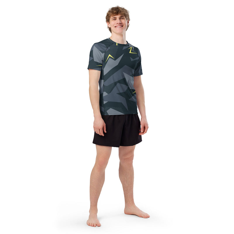 Urban Voltage CAMO Mens Short-Sleeve Rash Guard - SS