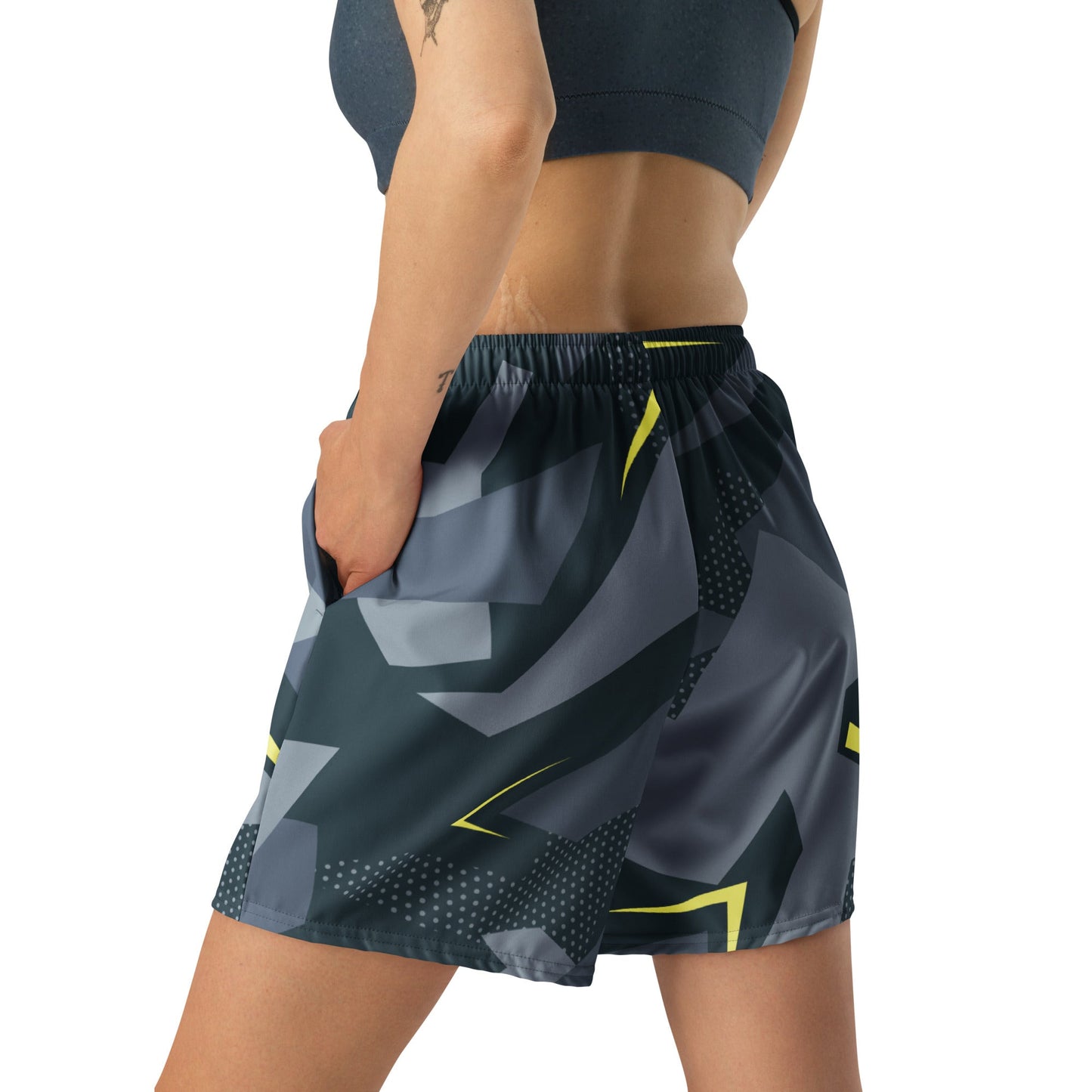 Urban Voltage CAMO Unisex Athletic Long Shorts