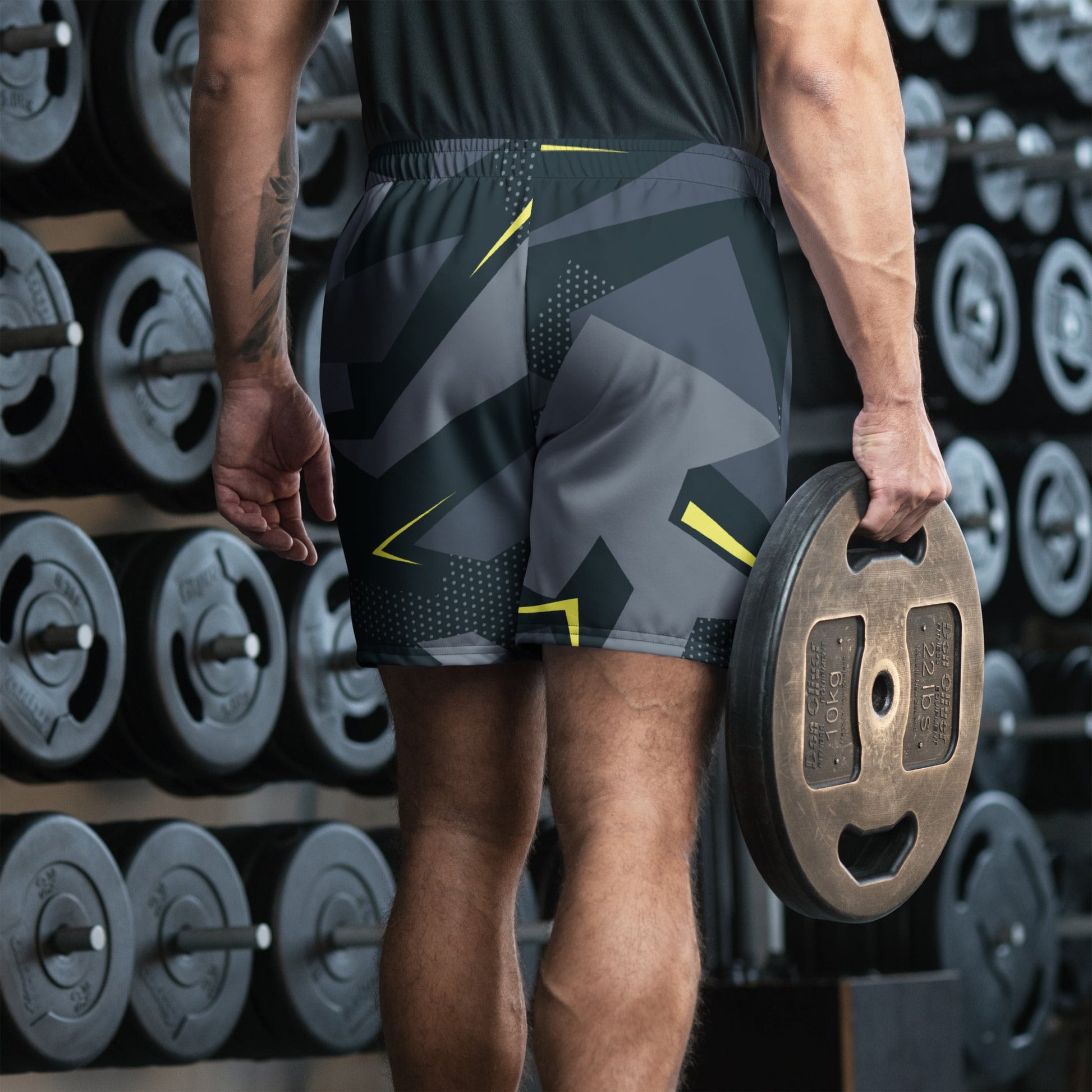 Urban Voltage CAMO Unisex Athletic Long Shorts