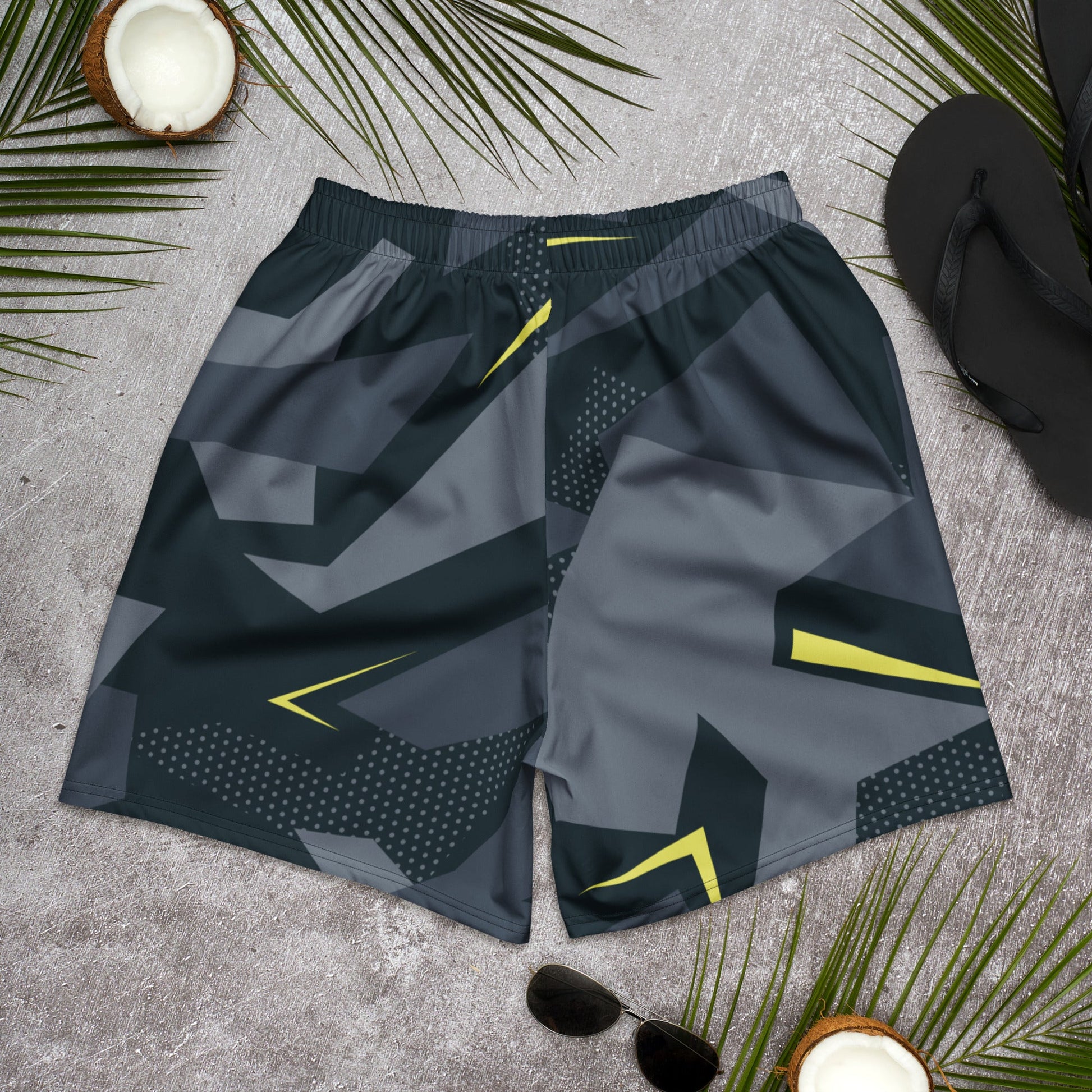 Urban Voltage CAMO Unisex Athletic Long Shorts