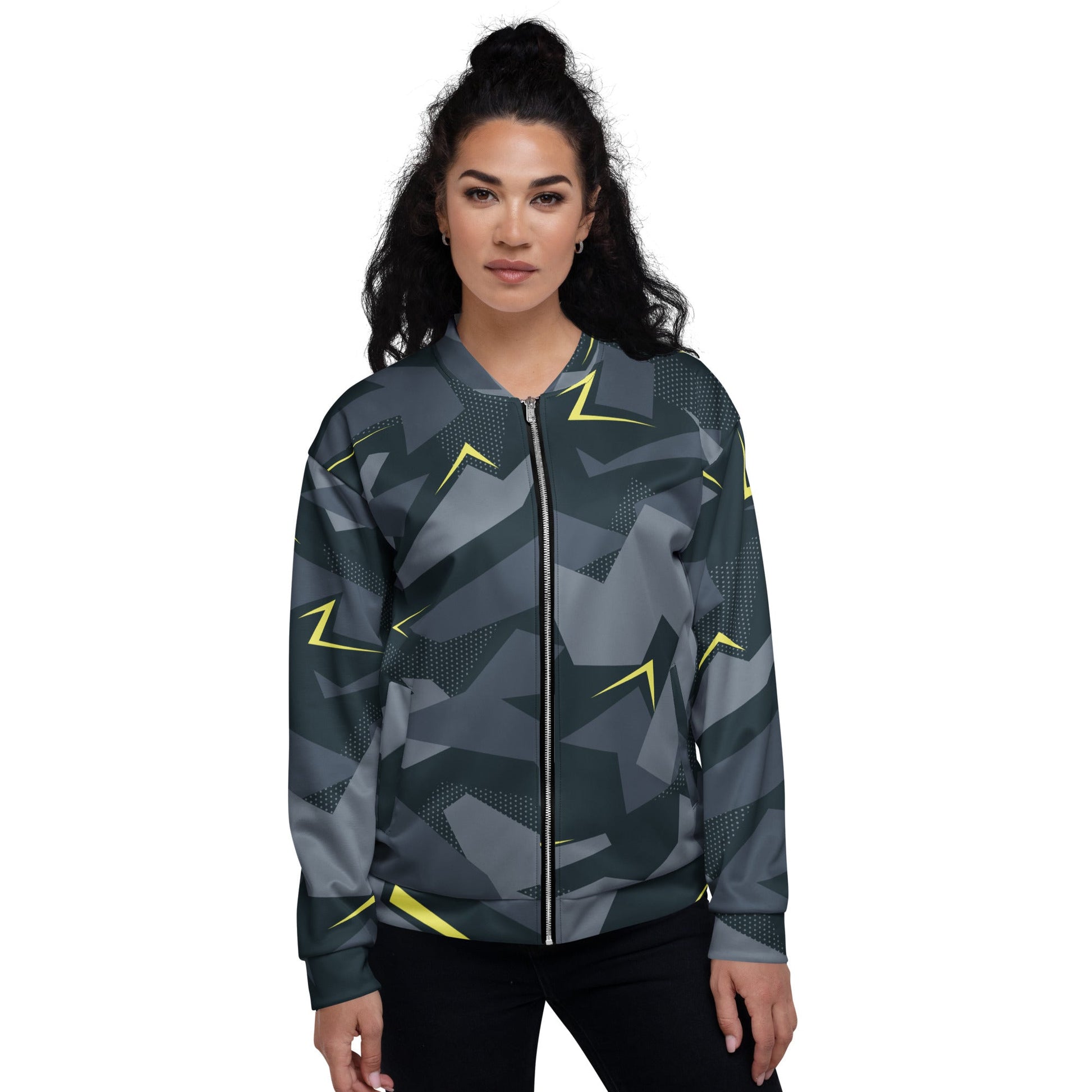 Urban Voltage CAMO Unisex Bomber Jacket