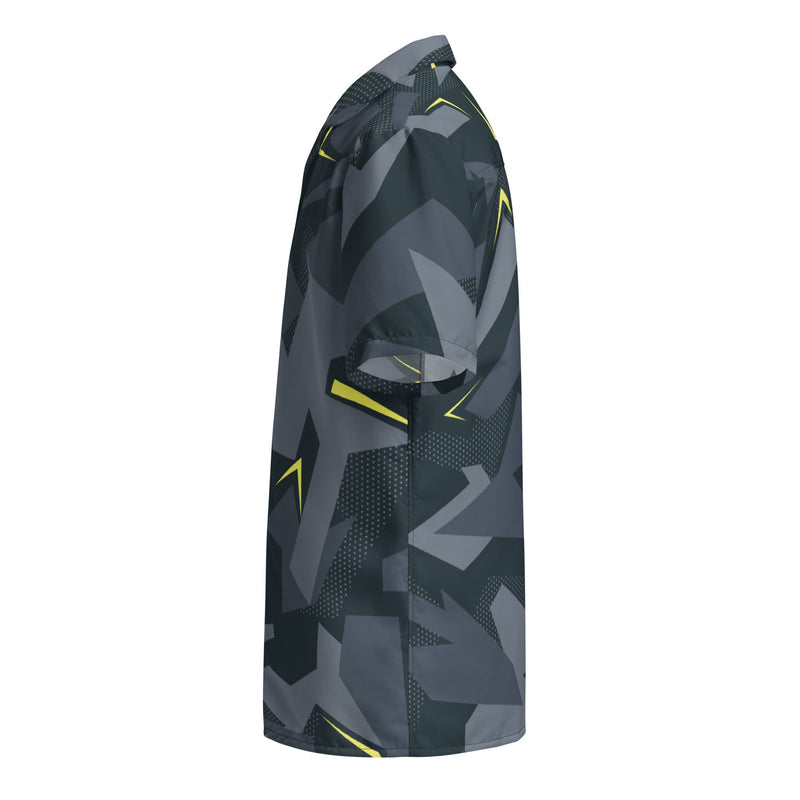 Urban Voltage CAMO Unisex Short-Sleeve Button Shirt - Button-Up