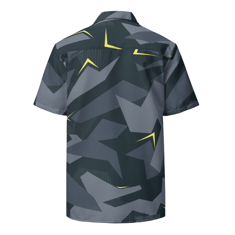 Urban Voltage CAMO Unisex Short-Sleeve Button Shirt - Button-Up