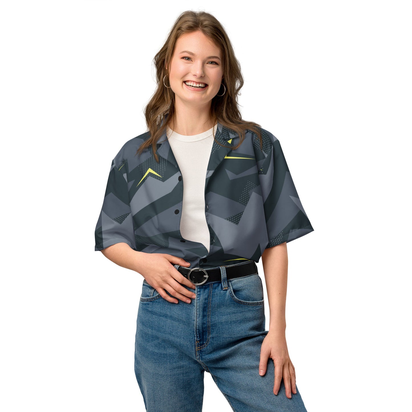 Urban Voltage CAMO Unisex button shirt - Button Shirts