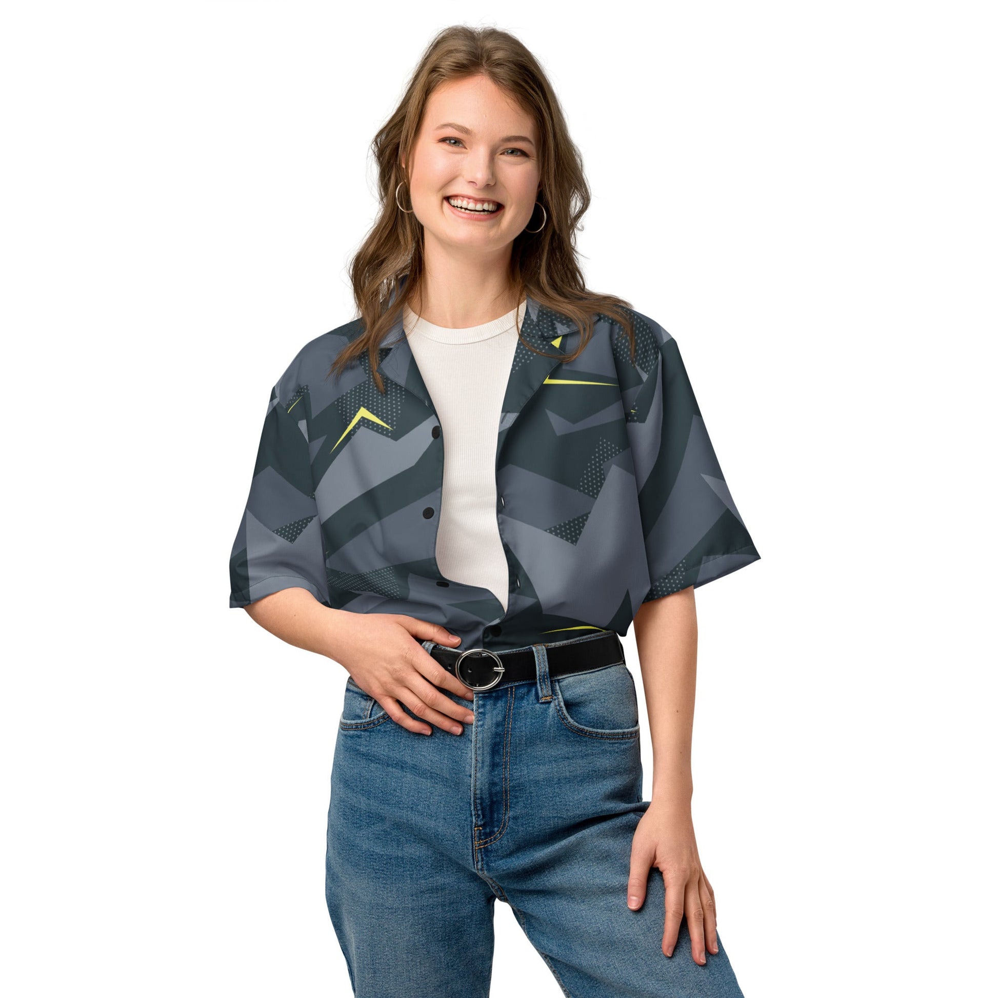 Urban Voltage CAMO Unisex button shirt - Button Shirts